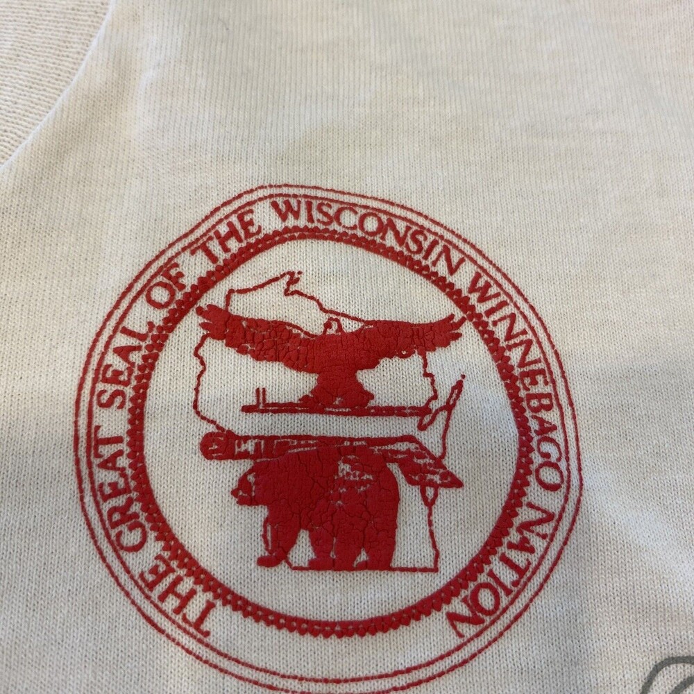 VTG Single Stitch Tee Tshirt Native American Ragtop Firefighters USA XL - Picture 3 of 11